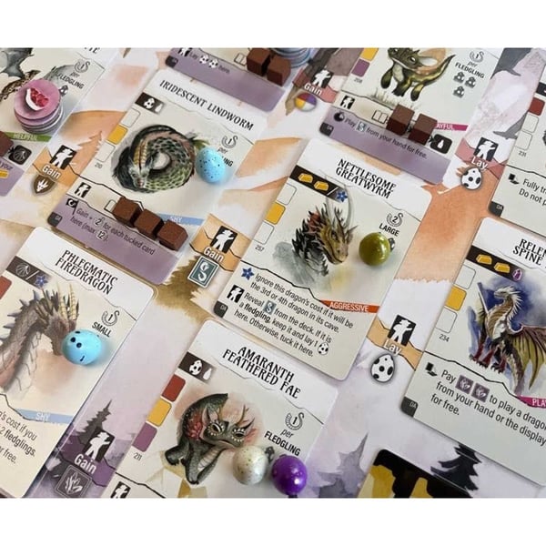 Asmodee Wyrmspan Dragon Academy 90 min. Brætspil