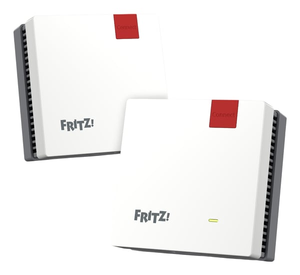 Mesh Set 20003126 mesh Wi-Fi-system Dual-band (2,4 GHz / 5 GHz) Wi-Fi 6 (802.11ax) Röd, Vit Intern