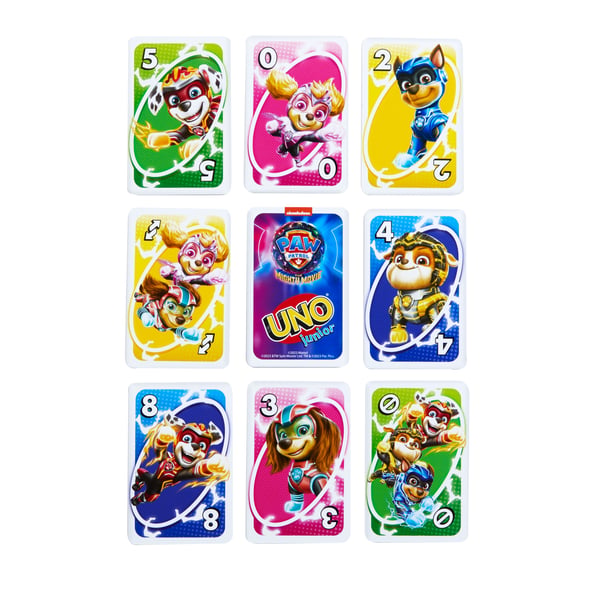 Mattel Games UNO Junior Paw Patrol The Mighty Movie