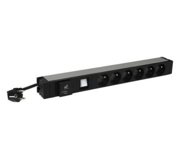 Legrand 646835 strømforsyningsenhed (PDU) 6 AC stikkontakt(er) 1U Sort Legrand 646835 strømforsyningsenhed (PDU) 6 AC stikkontakt(er) 1U Sort