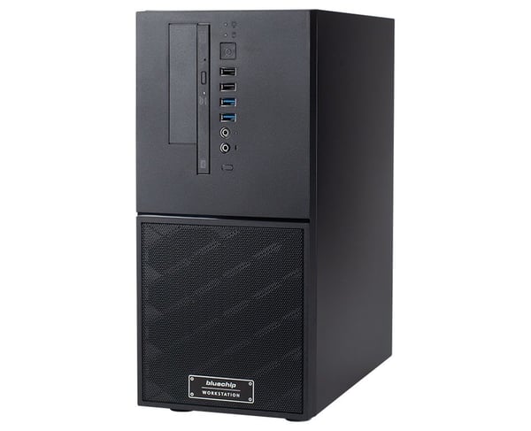 bluechip BUSINESSline Workstation WS1103 Intel® Core™ i5 i5-14400 16 GB DDR5-SDRAM 500 GB SSD NVIDIA RTX 2000 Ada Windows 11 Pro Mini Tower Arbetsstation Svart