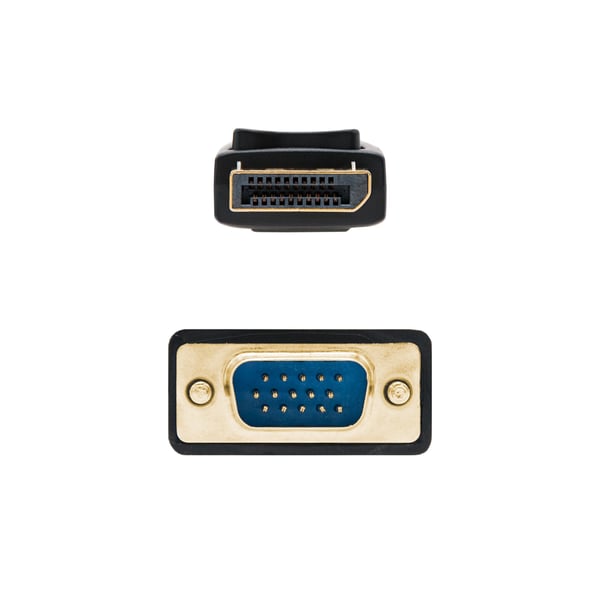 Nanocable 10.15.4401 videokaapeli-adapteri 1 m DisplayPort VGA (D-Sub) Musta