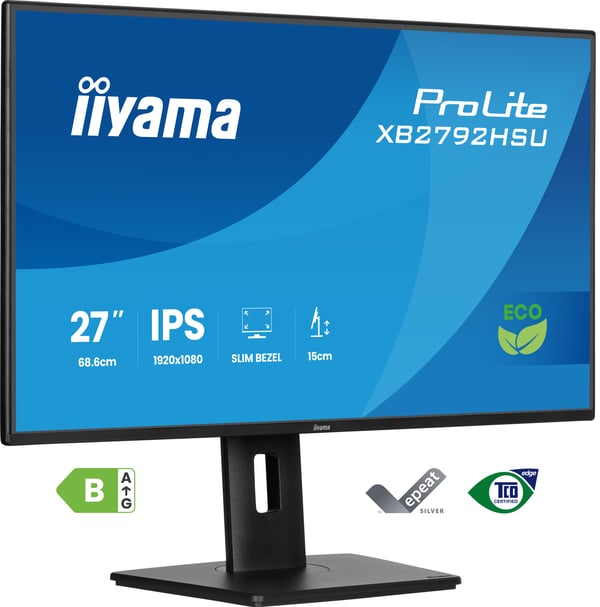 iiyama ProLite XB2792HSU-B1 A computerskærm 68,6 cm (27") 1920 x 1080 pixel Fuld HD LED Sort