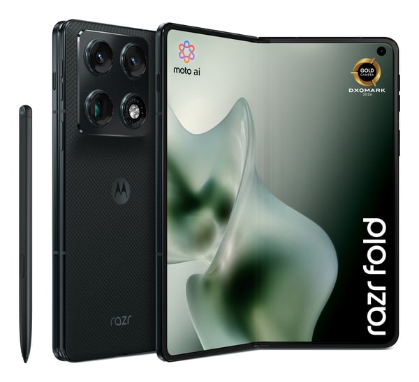 Motorola razr fold 20,6 cm (8.09") Kaksois-SIM Android 16.0 5G USB Type-C 16 GB 512 GB 6000 mAh Musta