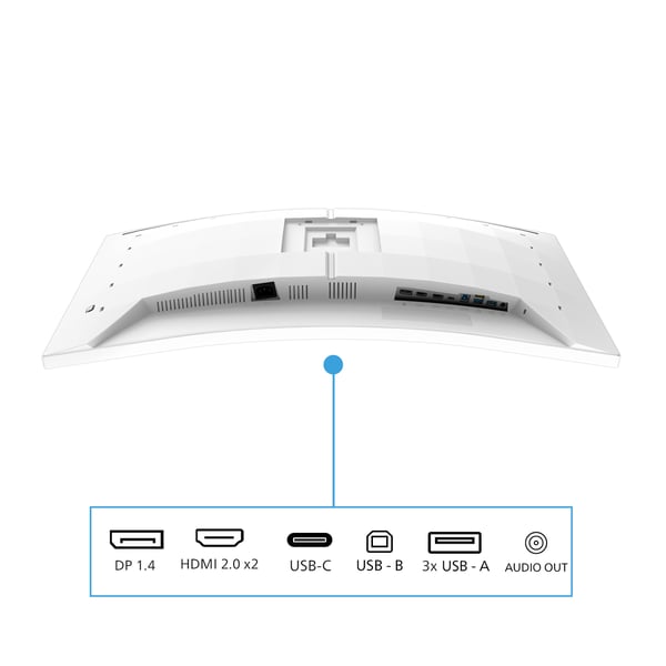 Philips 34M2C5601QA/00 computerskærm 86,4 cm (34") 3440 x 1440 pixel Hvid