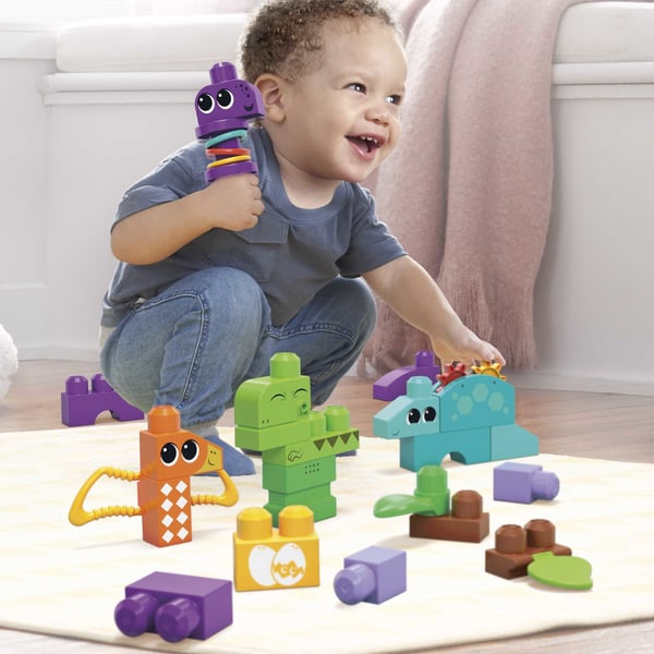 MEGA BLOKS Pib og gumle-dinoer