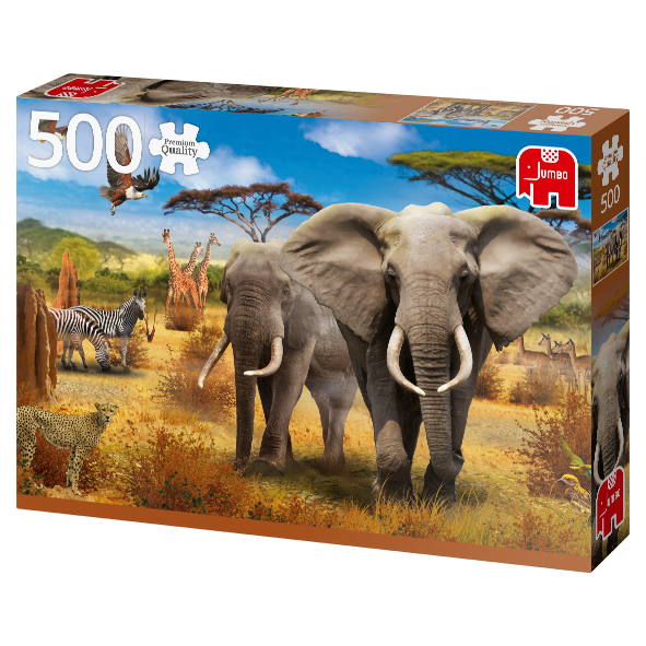 Premium Collection African Savannah 500 pcs Puslespil 500 stk Dyr