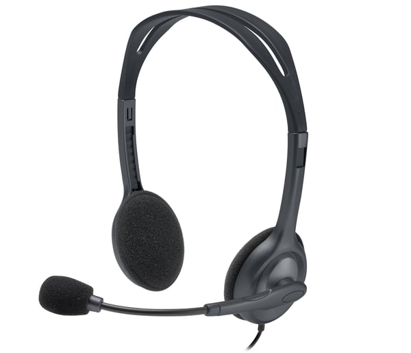Logitech H111 Kuulokkeet Langallinen Pääpanta Toimisto/puhelukeskus Musta