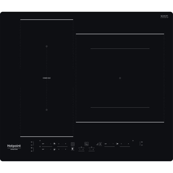 Hotpoint HB 2760B NE kogeplade Sort Indbygget 59 cm Zone induktionskogeplade 3 zone(s)