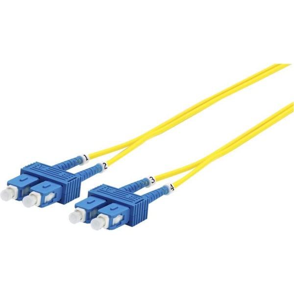Microconnect FIB221001 InfiniBand och fiberoptisk kabel 1 m SC Gul