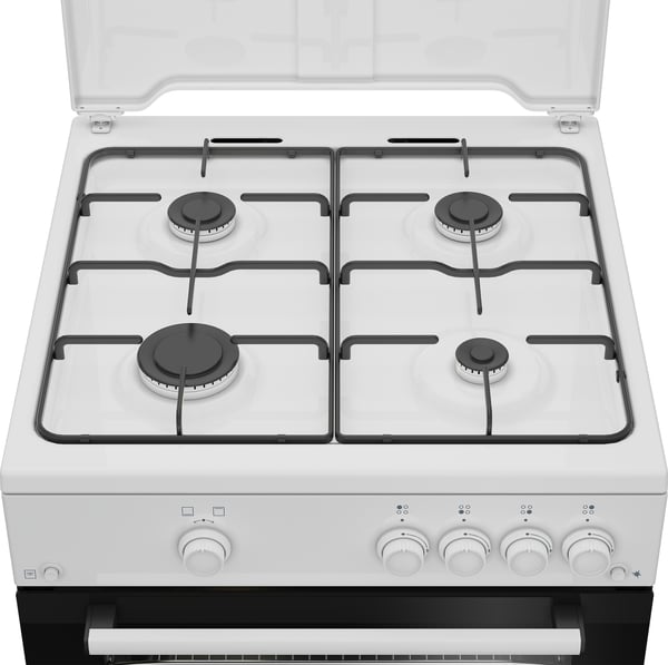 Beko FBG62010DW Fritstående komfur Gas Gaskomfur Hvid