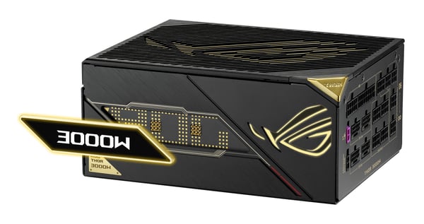 ASUS ROG Thor 3000W Titanium III Edition 20 enhed til strømforsyning 20+4 pin ATX ATX Sort