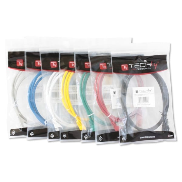 Techly ICOC U6-6U-015T netværkskabel Grå 1,5 m Cat6 U/UTP (UTP)