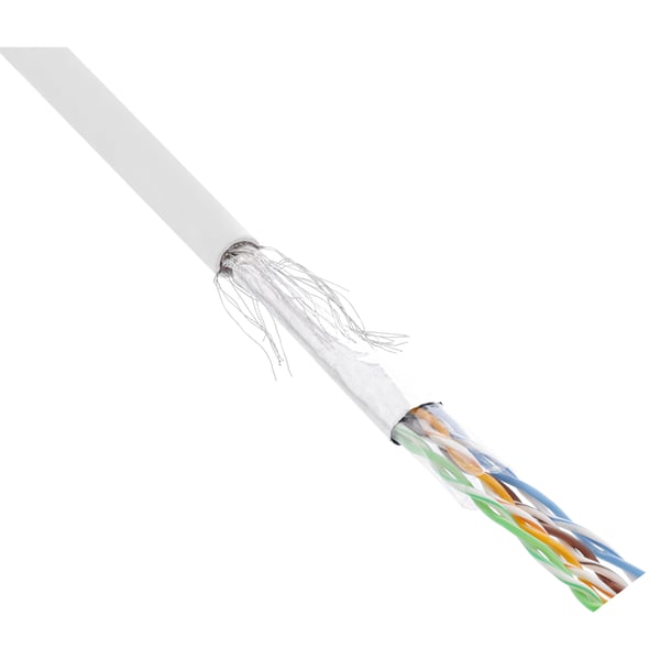 InLine 72099W verkkokaapeli Valkoinen 100 m Cat5e SF/UTP (S-FTP)