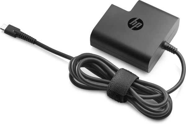 HP 1HE08AA strømadapter og vekselret Sort