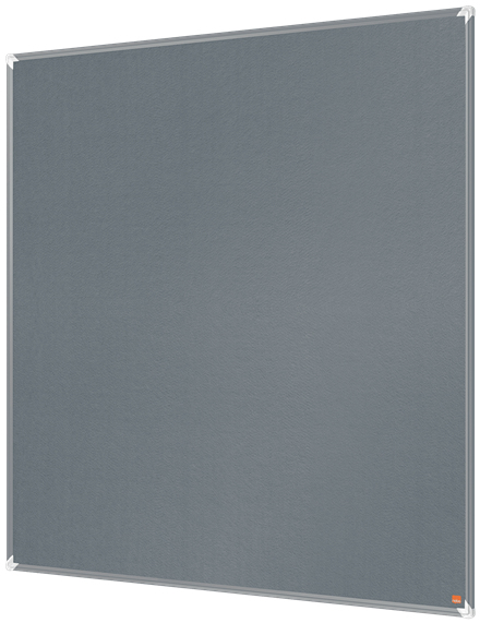 Nobo 1915197 anslagstavla med ficka Grå Aluminium
