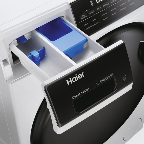 Haier I-Pro Series 5 HWD100-B14959U1 vaskemaskine - tørretumbler Fritstående Front-læsning Hvid