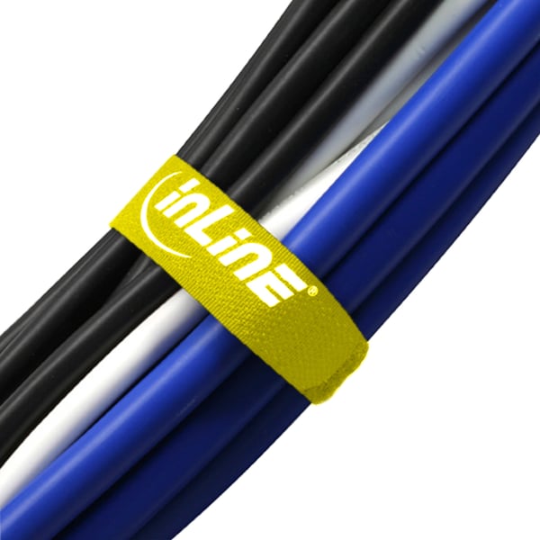 InLine 59945W buntband Buntband tear-off Gul 10 styck