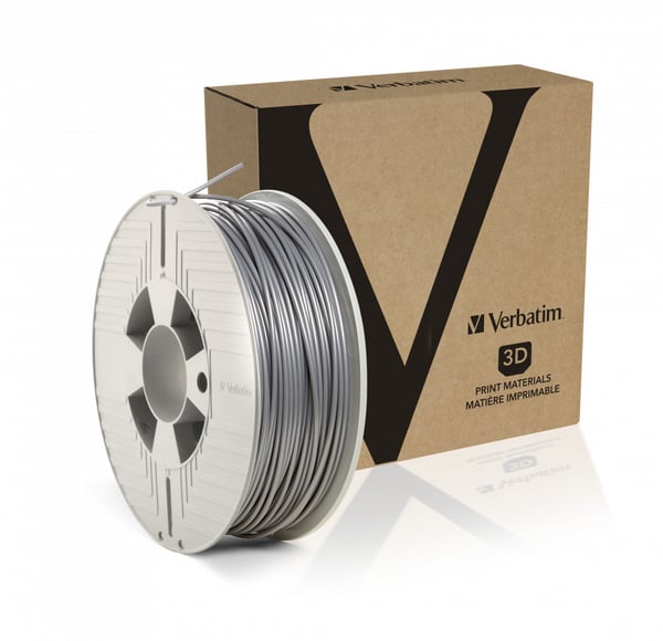 Verbatim 55329 3D print materiale Polymælkesyre (PLA) Sølv 1 kg