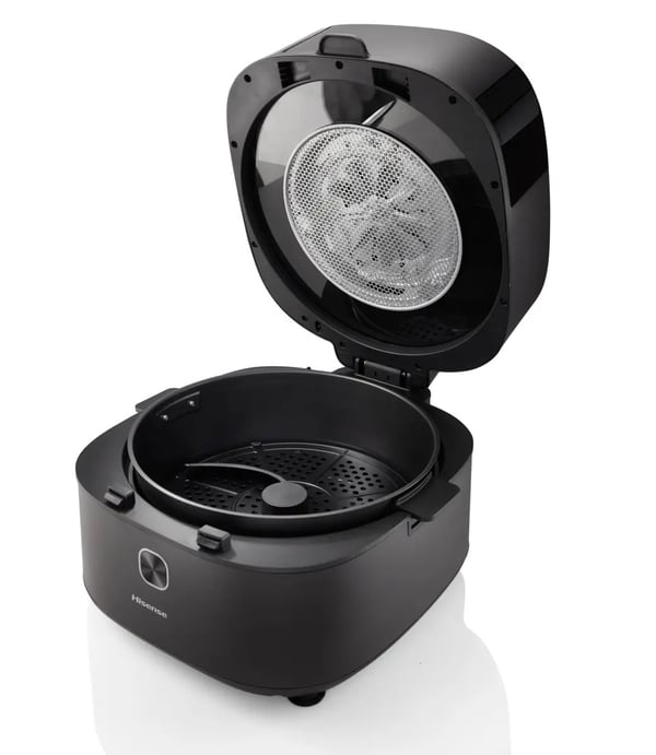 Hisense HAF1350DR Yksi 6,7 L Erillinen 1350 W Kuumakiertoilmakypsennin Musta