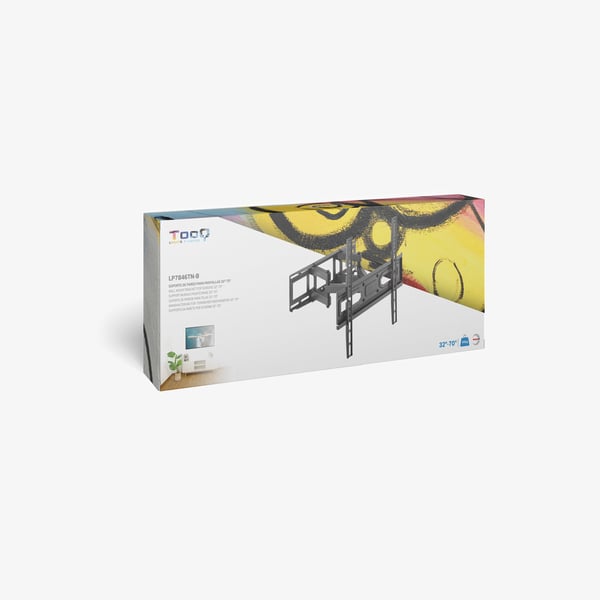 TooQ LP7846TN-B TV-kiinnike 177,8 cm (70") Musta