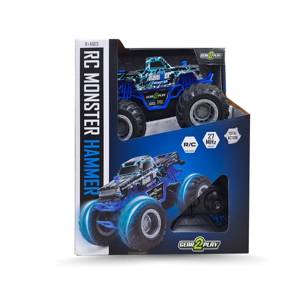 Gear2Play RC Monster Hammer Radio-kontrolleret (RC) model Monster lasbil Elektrisk motor
