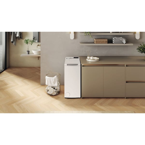Whirlpool TDLR P66 BS IT vaskemaskine Top-indlæsning 6 kg 1200 rpm Hvid