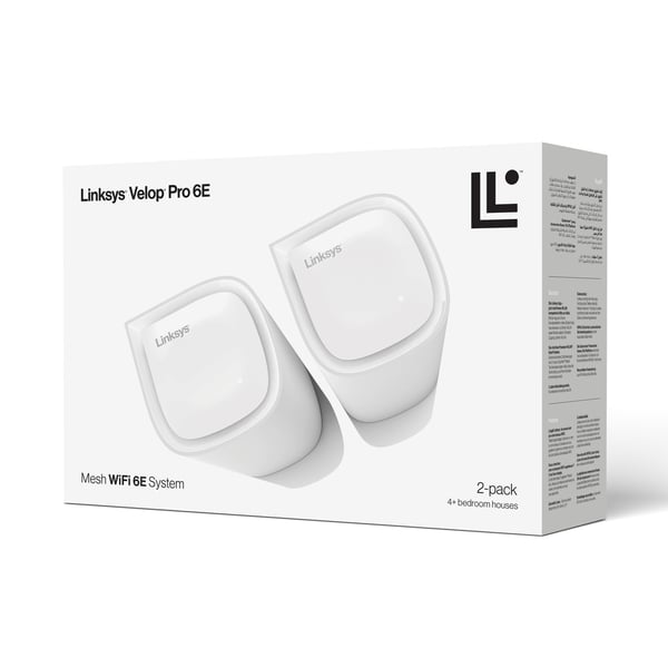Linksys Velop Pro 6E Mesh WiFi 6E True Tri‑Band-system