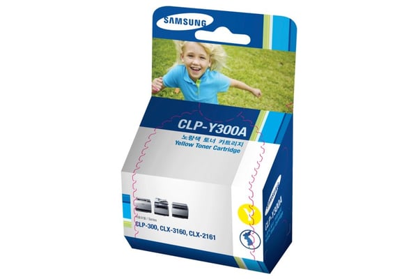 Samsung CLP-Y300A tonerpatron 1 stk Original Gul