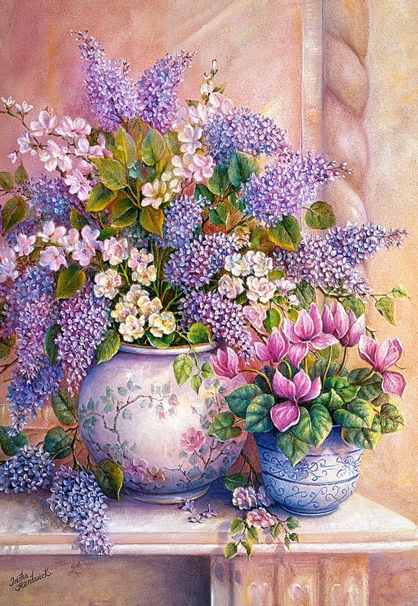 Castorland Lilac Flowers - 1500 pcs Puslespil 1500 stk Flora