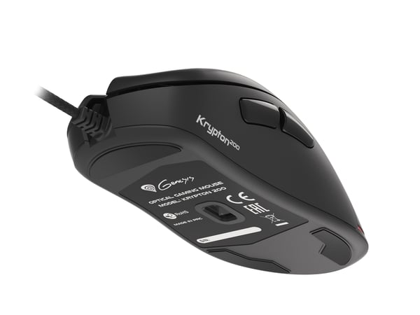 GENESIS Krypton 200 mus Spil Højre hånd USB Type-A Optisk 6400 dpi