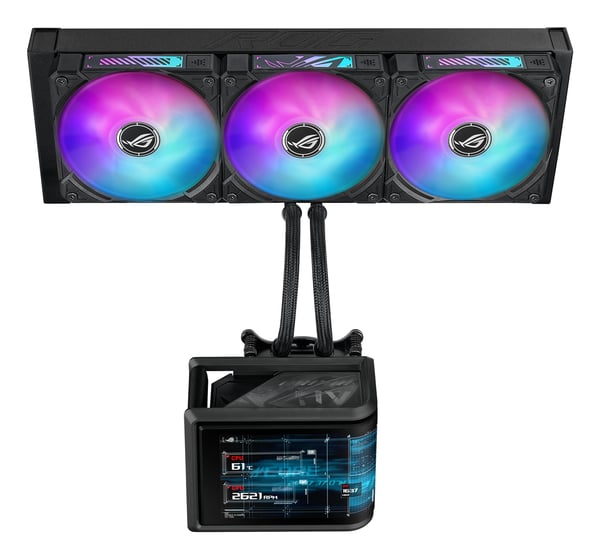 ASUS ROG Ryuo IV SLC 360 ARGB Suoritin All-in-one-nesteenjäähdytin 12 cm Musta