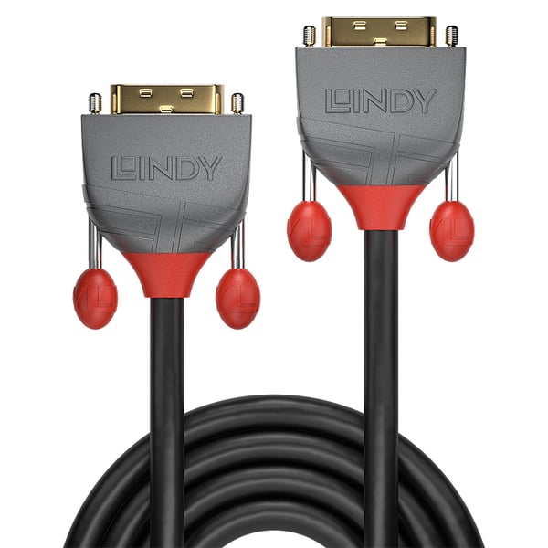 Lindy 36228 DVI-kabel 20 m DVI-D Svart