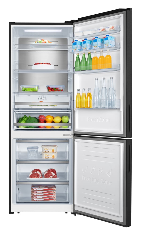 Hisense RB645N4BFE køle-/fryseskab Fritstående 495 L Sort