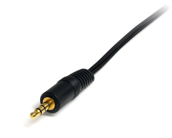 StarTech.com 0.92m, 3.5mm/2xRCA, M/M ljudkabel 0,92 m 3,5mm Svart