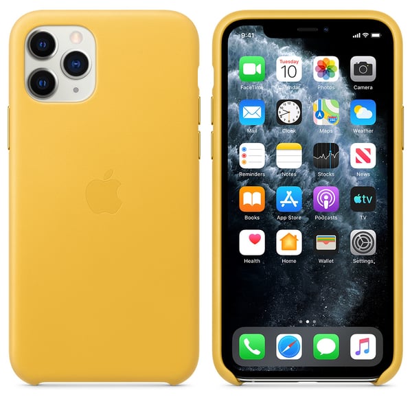 Apple MWYA2ZM/A matkapuhelimen suojakotelo 14,7 cm (5.8") Suojus Keltainen