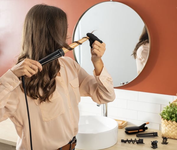 Rowenta Infinite Looks CF4231 Multistyler Lämmin Musta, Pronssi 1,8 m