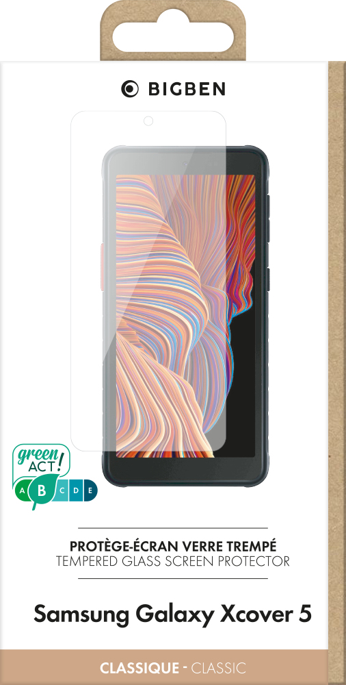 BIG BEN PEGLASSXCOVER5 skärm- och baksidesskydd till mobiltelefon Genomskinligt skärmskydd Samsung 1 styck