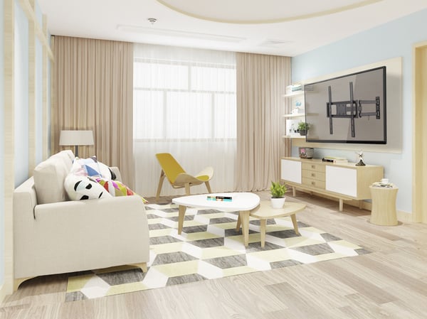 Equip 650341 TV-kiinnike 139,7 cm (55") Musta