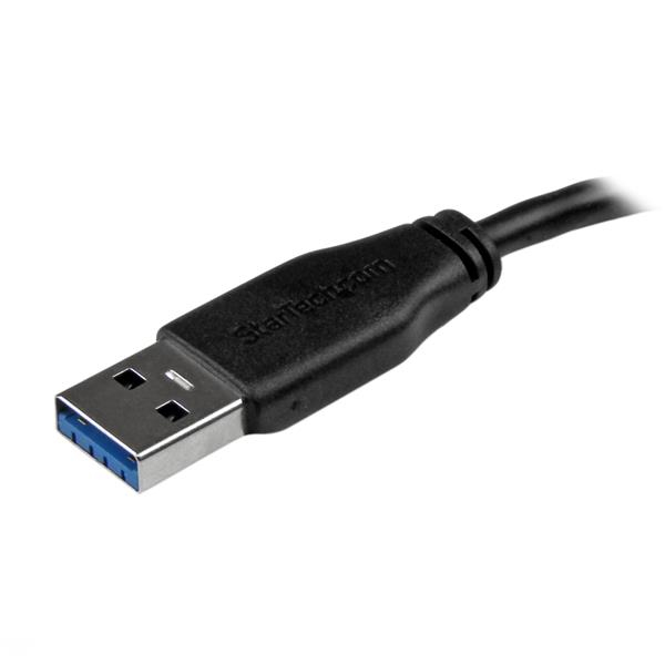 StarTech.com USB3AUB15CMS USB-kabel USB 3.2 Gen 1 (3.1 Gen 1) 0,15 m USB A Micro-USB B 5 Gbit/sek. Sort