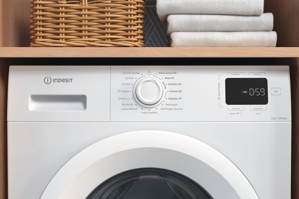 Indesit IM 642B MY TIME IT vaskemaskine Front-læsning 6 kg 1200 rpm Hvid