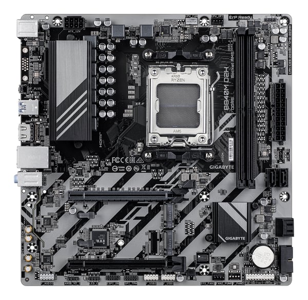 GIGABYTE B840M D2H moderkort AMD B840 AM5-sockel micro ATX