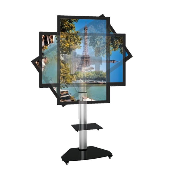 Techly ICA-TR3SL fäste för skyltningsskärm 177,8 cm (70") Silver
