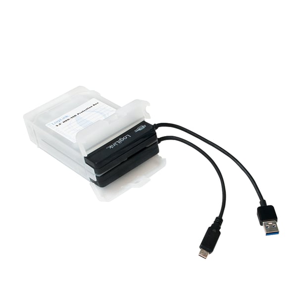 LogiLink UA0277 etui til drev Transparent