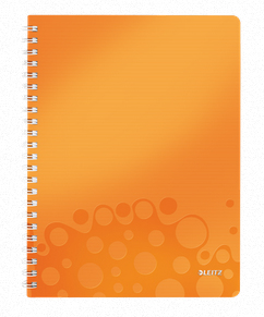 Leitz 46370044 anteckningsböcker A4 80 ark Metallisk, Orange