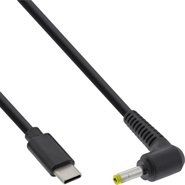 InLine 26675 virtajohto Musta 2 m USB C EIAJ-02 (4.0 mm, 1.7 mm)