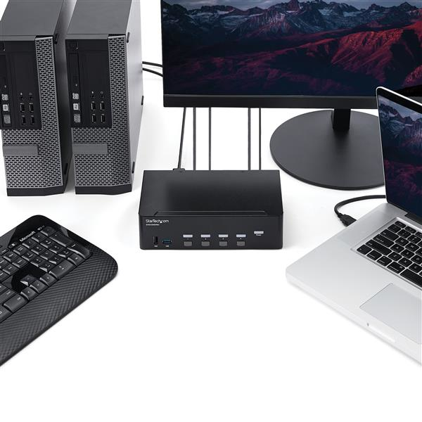 StarTech.com KVM-switch HDMI 4 portar - 4K 30 Hz