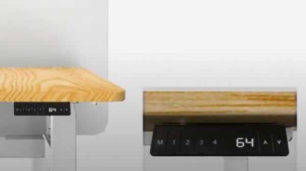 Equip 650830 stativ till ståskrivbord Elektrisk 4 ben Grå