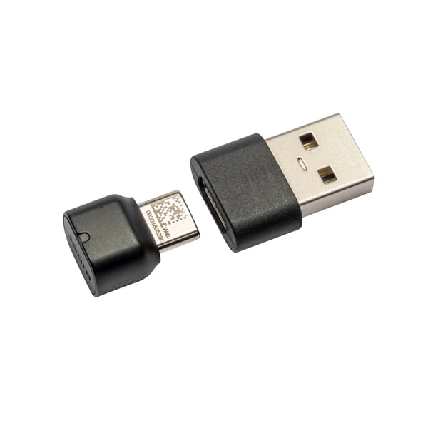 Jabra 14208-38 kabelomvandlare (hane/hona) USB C USB A Svart