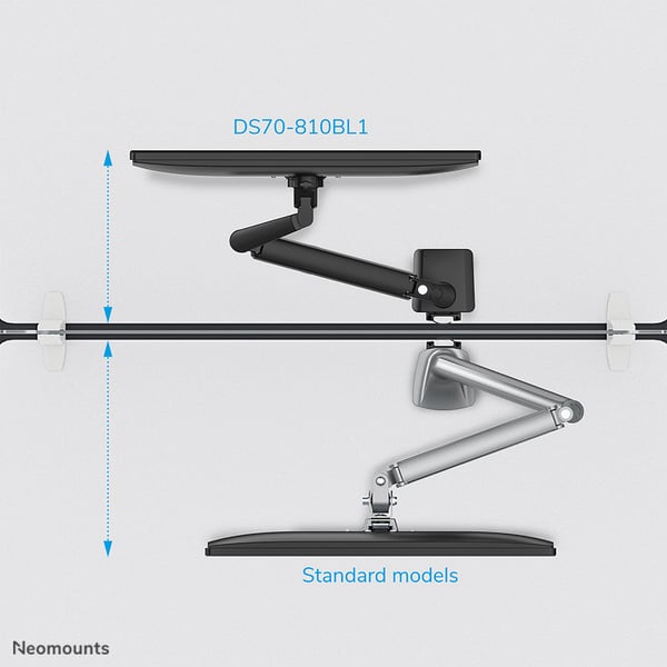 Neomounts DS70-810BL1 fäste och ställ till bildskärm 81,3 cm (32") Bord Svart